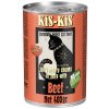Konzerva pro kočky - KiS-KiS hovězí 400 g 100% prírodné šťavnaté krmivo pre mačky