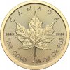 Royal Canadian Mint Zlatá investičná minca Maple Leaf 1/4 Oz | 2024 | 7,78 g