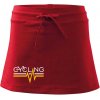 Cycling ekg - Športová sukne - two in one - L ( Červená )