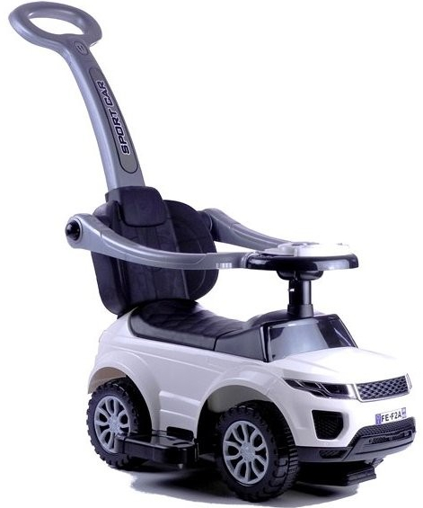 Majlo Toys Range Rover s vodiacou tyčou 3v1 biele