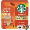 STARBUCKS NESCAFE DOLCE GUSTO PUMPKIN SPICE LATTE 6+6 kapsulu LIMITED EDITION