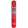 SEKI SLIM červený náhradný diaľkový ovládač pre seniorov
