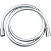 Aquaristo AQS134115 sprchová hadica s dvoma otočnými koncovkami, metalická lesklá, 150 cm