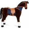 Small Foot sedací kůň XL hnědy se zvukem