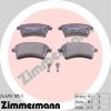 Sada brzdových platničiek kotúčovej brzdy ZIMMERMANN 24693.185.1