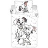 Obliečok Jerry Fabrics Bedding 101 Dalmatians baby 135x100 + 60x40 cm biela čierna