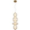 SPLENDOR LED PENDANT 18W 3000K, BRASS+COGNAC GLASS