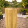 Umelá PVC trstinová rohož / zástena BestBerg BBGD-13Y / 1 × 3 m / prírodná