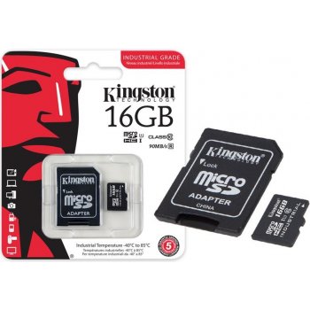 Kingston microSDHC 16GB UHS-I U1 + adapter SDCIT16GB