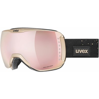 Lyžiarske okuliare Uvex Downhill 2100 WE Glamour Goldchrom SL/Rose Green uni
