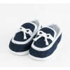 Dojčenské mokasíny-capáčky New Baby tmavo modrá 3-6 m - 3- 6 m