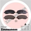 ZIMMERMANN Sada brzdových platničiek kotúčovej brzdy 23584.160.1