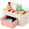 Jenifer AG506A Organizér na kozmetiku a make-up 23 x 11 x 10,5 cm bielo-ružový