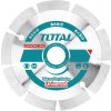 TOTAL Kotúč diamantový rezný, segmenový, suché aj mokré rezanie, 115 × 22,2 mm TAC2111153
