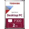 TOSHIBA HDD P300 Desktop PC (SMR) 2TB, SATA III, 5400 rpm, 128MB cache, 3,5 , BULK