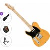 Fender Squier Affinity Series Telecaster LH MN BPG Basic SET Butterscotch Blonde Elektrická gitara