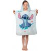 JERRY FABRICS Pončo Lilo and Stitch Blue Bavlna - Froté, 50/115 cm