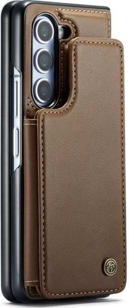 Multifunkčné peňaženkové CaseMe Business case hnedé – Samsung Galaxy Z Fold 5