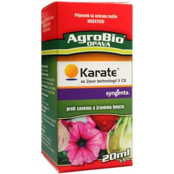 AgroBio Přípravek proti hmyzu Karate se Zeon technologií 5 CS 20 ml