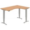 OFFICE PRO s.r.o. HOBIS trigon elektr.staviteľný stôl pamäť.ovlád. - MST 3M 2005 L, buk
