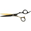 Kadernícke nožnice MR. MUSTACHE Craft Black-Gold 6,0