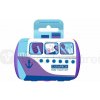 Curaprox Kids Travel fialový 1 zubná kefka + 2 medzizubné kefky + 10 ml zubná pasta melón + 1 nálepka darčeková sada