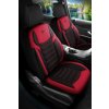 PANDA-CSC Univerzálne látkové autopoťahy Manavgat čierno-červené vhodné pre SUZUKI VITARA (MANAVGAT-BLACK-RED-1293)
