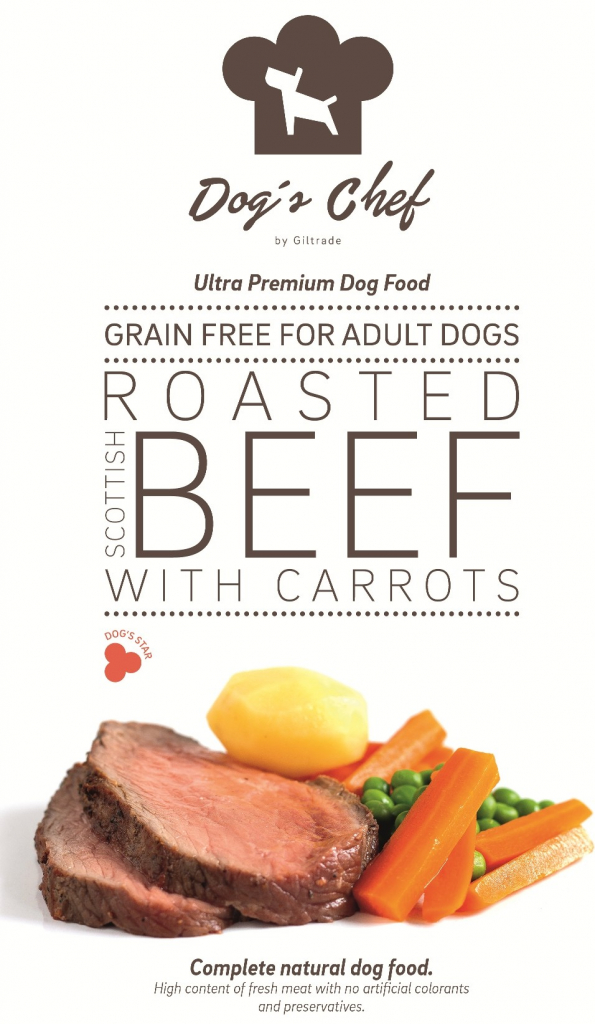 Dog’s Chef Roasted Scottish Beef with Carrots 2 kg