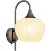 Globo | Globo 15548WK - Nástenná lampa MAXY 1xE27/40W/230V biela/antracit | GL7973