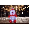 LED svietiaci akrylový snehuliak, 27cm, rôzne farby na výber Farba: Červená