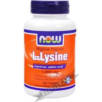 NOW Foods L-Lysine 100 kapsúl