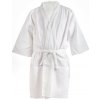 Dámsky župan do sauny bavlna Vafle, L biela