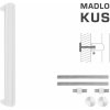 Madlo na dvere FT - MADLO kód K40 40x20 mm UN ks BIM - biela matná (FBO) | MP-KOVANIA.sk