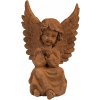 Clayre & Eef Dekoratívna hrdzavá figúrka anjel sediaci - 11*9*15 cm - Clayre & Eef