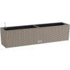 Samozavlažovací kvetináč plastový Lechuza Balconera Cottage 80 cm pieskový