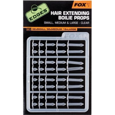 Fox edges predlžovacie zarážky hair extending boilie props clear