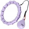 Masážní hula hoop ONE Fitness OHA02 se závažím fialová