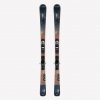 WEDZE Zjazdové lyže s viazaním All Mountain Patrol 80 tmavé drevo 167 cm