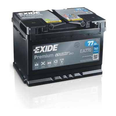 Exide Premium 12V 77Ah 760A EA770