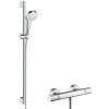 Hansgrohe Croma Select S - Sprchový set s termostatom Ecostat, 2 prúdy, chróm - 27833400