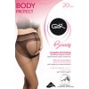 BODY PROTECT - Tehotenské pančuchové nohavice 20 DEN - GATTA nero 4-L
