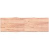vidaXL Stolová doska svetlohnedá 200x60x6 cm ošetrený dub živé hrany 363985