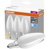 3x LED žiarovka B35 sviečka E14 5,5W = 60W 806lm 4000K neutrálna biela 300° BASE Osram
