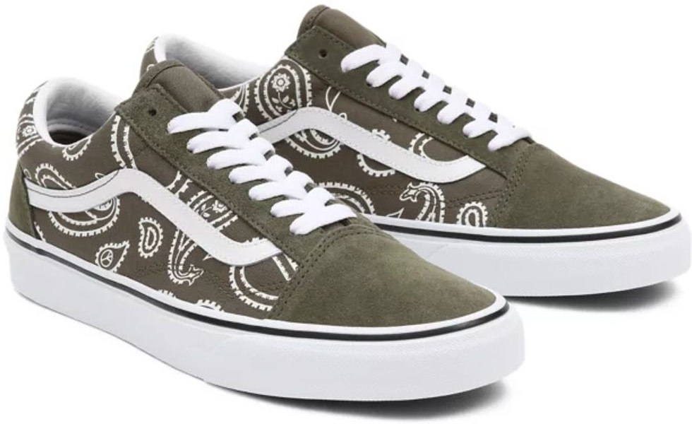 Vans UA OLD SKOOL PEACE PAISLEY GREEN