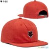Fox šiltovka Yth Alfresco adjustable hat, atomic orange, detská