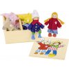 Gollnest & Kiesel (GOKI) Biegepuppen Birte & Ben, Klamottenkiste