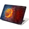 Sablio Samolepka na notebook Basketbalová lopta - 38x26 cm
