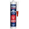 Tytan silikon vysokoteplotný 280 ml červený