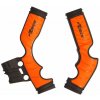 RTECH protektory rámu KTM, RTECH (sada, čierno-oranžové)