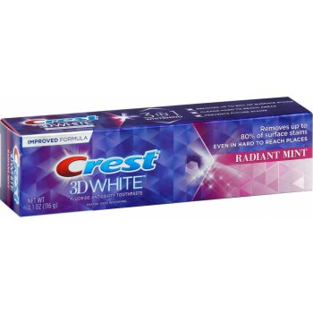 Procter & Gamble Bieliaca zubná pasta Crest 3D White Radiant Mint 153 g od  16,49 € - Heureka.sk